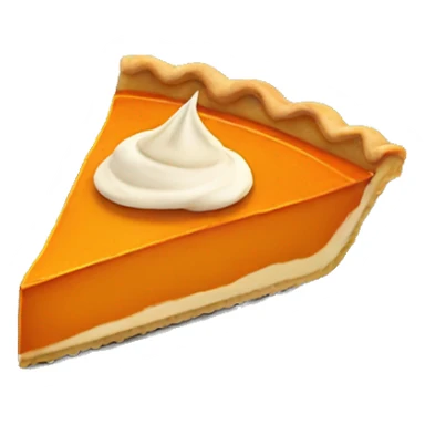 Pumpkin pie slice sticker