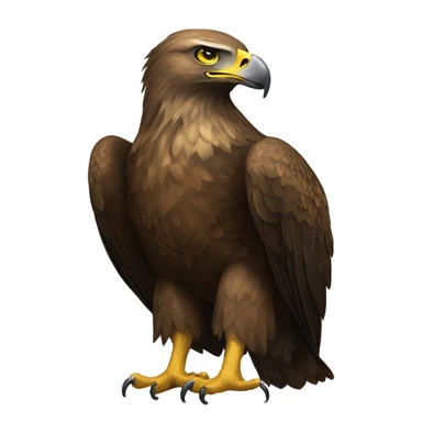 Golden eagle sticker