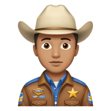 Garçon melange cowboy et coureur automobile sticker