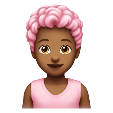 a baby pink normal hear sticker