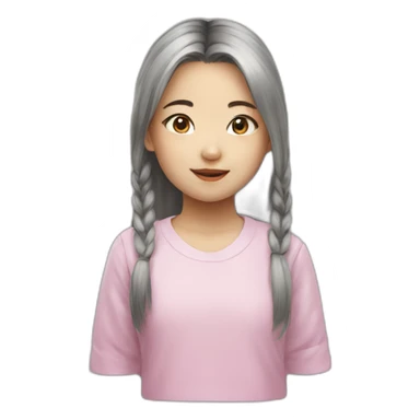 girl 2024 asian sticker