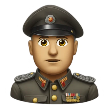 mussolini sticker