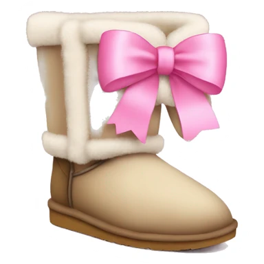 cute Uggs with pink bows  sticker