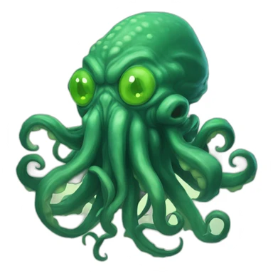 Cthulhu, the evil god of the Cthulhu Mythos sticker