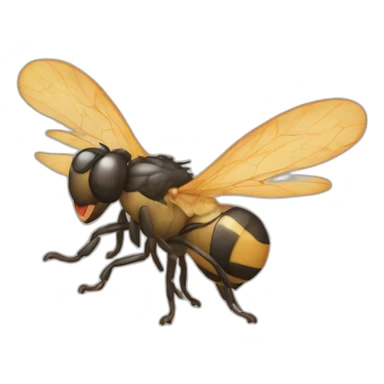 Fliegender Kuss sticker