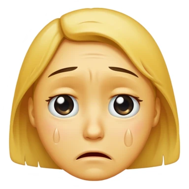 crying face emoji sticker