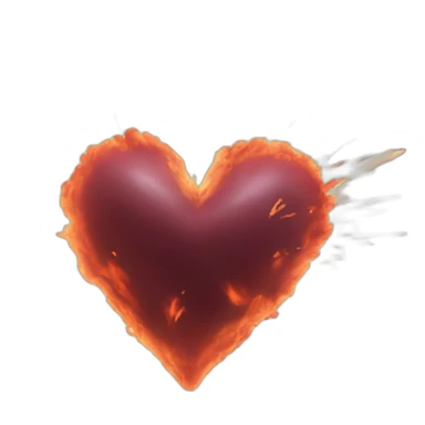 Explosion in my heart sticker