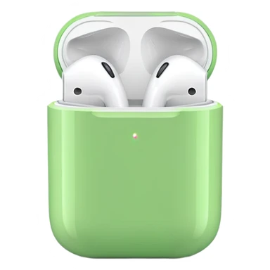 green airpods sticker