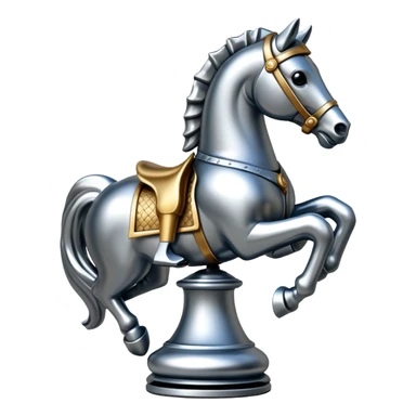 A knight chess piece horse sticker