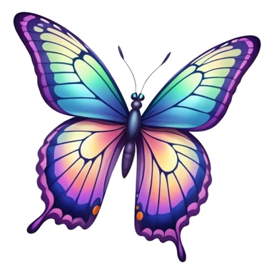 Butterflies transforming power ￼ sticker