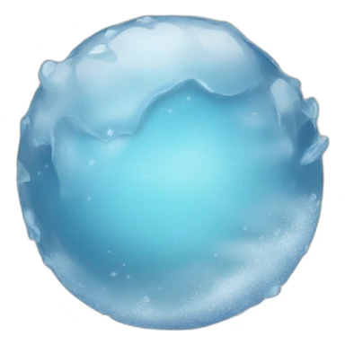 Ice ball sticker