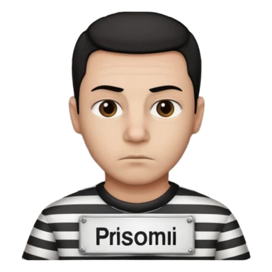 prisoner mugshot scene sticker