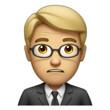 angry teacher sticker