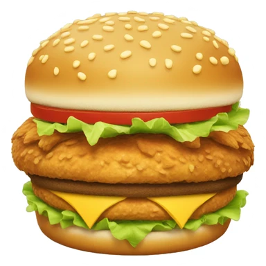 chicken big mac sticker