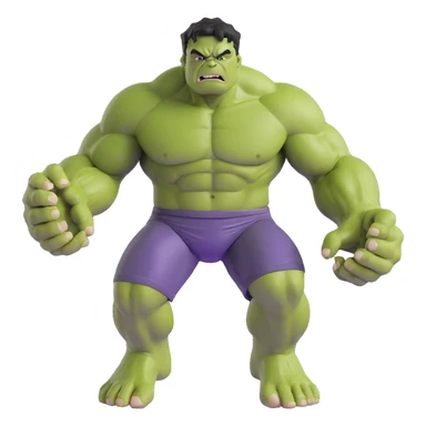 super hero Hulk sticker