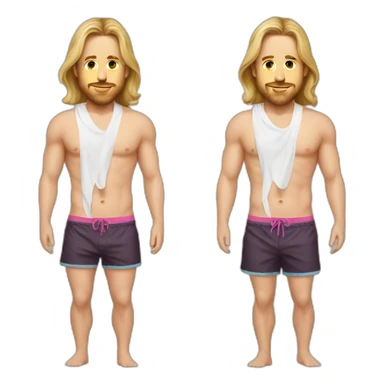 Ryan Gosling in bikini sticker