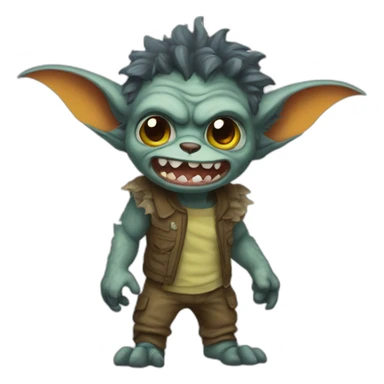 Gremlin bad lauthing sticker