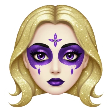 Glitter killer sticker