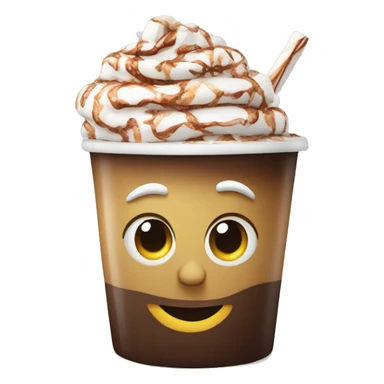 kaffe mit zuckerstange sticker