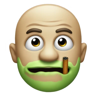 Ogro con sigarro sticker