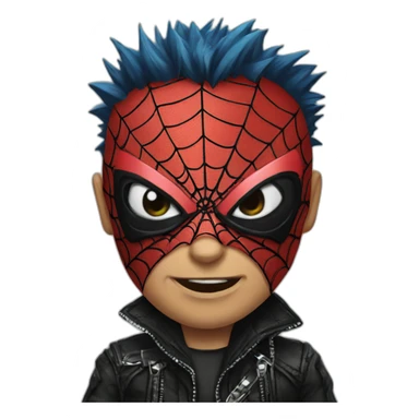 Spider Man Punk sticker