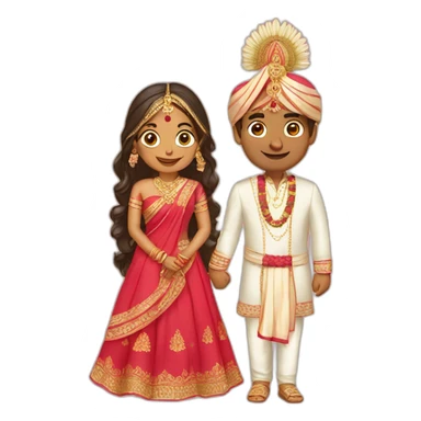 A Indian wedding  sticker