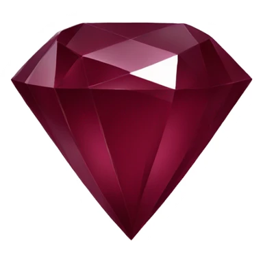 Burgundy diamond  sticker