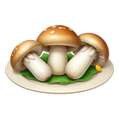 3 champignons on the plat sticker