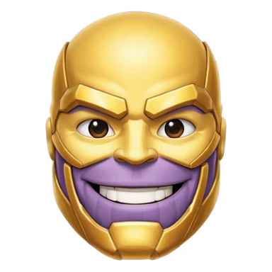 thanos zesty smile sticker