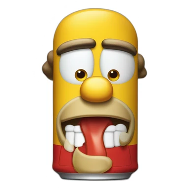 Homer drink jupiler sticker