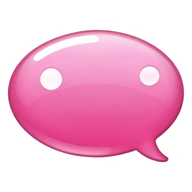 mix color pinks text message sticker