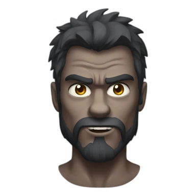 Werewolf very buff sticker