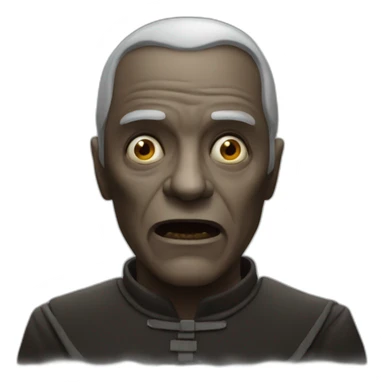 scary nunn from horror films sticker