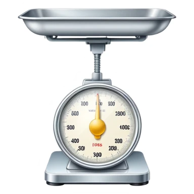weighing scales sticker