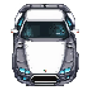 futuristic super car sticker