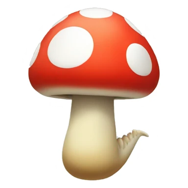 Mario-style Mushroom Dinosaur sticker