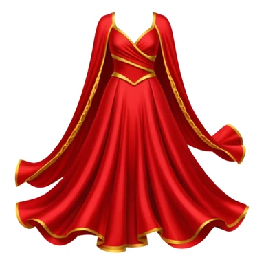 red costume sticker