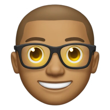 Mbappe qui a des lunettes de soleil sticker