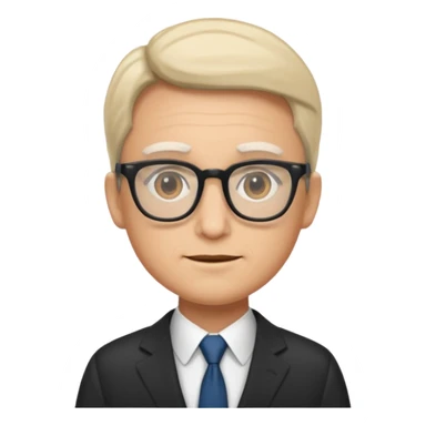 Personn in suits wearing glasses sticker