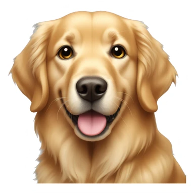 10 year old golden retriever  sticker