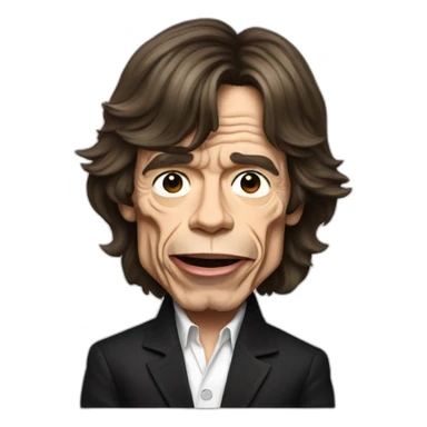 Mick Jagger sticker