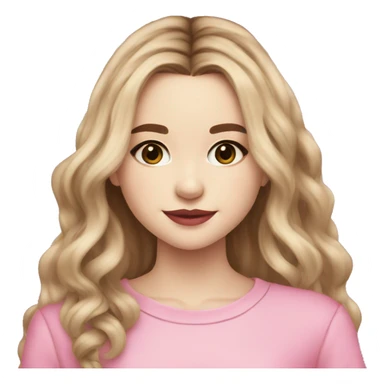 sabrina carpenter wearing pink sticker