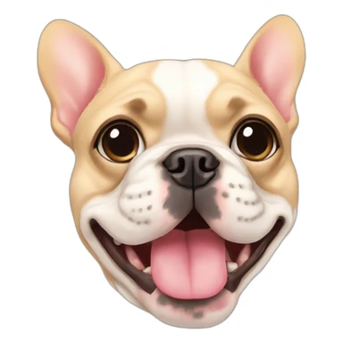 French bulldog with chihuahua sticker