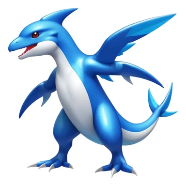 Shiny Koraidon-Latios-Fakémon-hybrid-creature (full body)  sticker