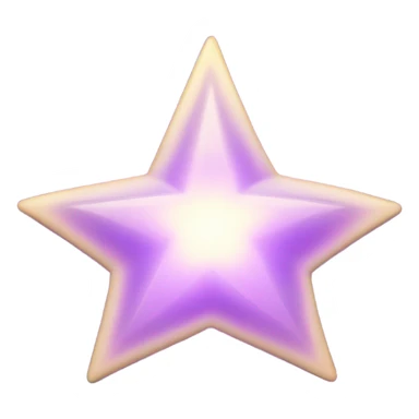 light purple star  sticker