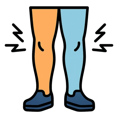 2 legs hurting sticker