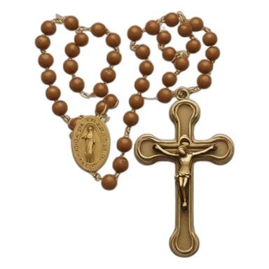 Catholic rosary without filling sticker