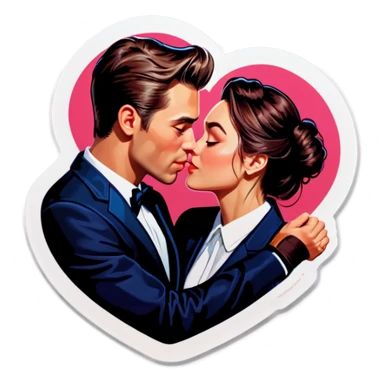 Hyper Realistic in love  sticker