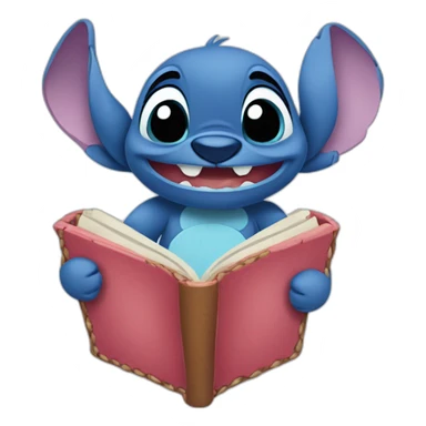 Stitch Disney faisant un coeur sticker