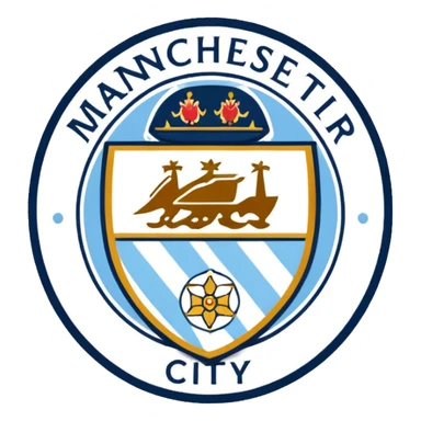 manchester city fc logo sticker
